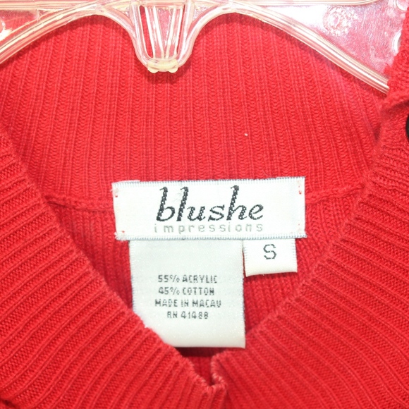 Blushe Impressions Red Sweater Dress (S) - Picture 6 of 6
